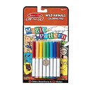 【中古】【輸入品・未使用】Melissa & Doug マジック パターン キッズ 野生動物 マーカー 塗り絵パッド 外出先 旅行 アクティビティ