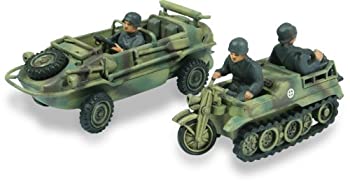 プラッツ 1/72 シュビムワーゲン&ケッテンクラート プラモデル LN76084