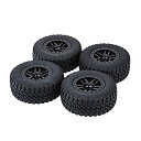 【中古】【輸入品 未使用】GoolRC 4Pcs/Set 1/10 Short Course Truck Tyre Tyres for Traxxas HSP Tamiya HPI Kyosho RC Model Car