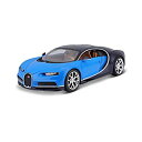 【中古】【輸入品・未使用】Burago 1/18 Scale 18-11040 - Bugatti Chiron - Blue & Black