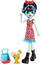 yÁzyAiEgpzMonster High Monster Family Alivia Stein Fashion Doll & Pet Hybrid Bunny Mouse