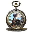 【中古】【輸入品・未使用】Train Pocket Watch p-303