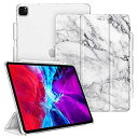 【中古】【輸入品・未使用】CaseBot スリムシェルケース iPad Pro 12.9インチ 第4&第3世代 2020/2018 ペンシルホルダー付き 軽量カ...