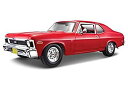 【輸入品・未使用】[シボレー]Chevrolet 1970 Nova SS Coupe Red 1/18 by Maisto 31132 [並行輸入品]