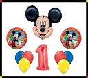 【中古】【輸入品・未使用】Disney Mickey Mouse Clubhouse '1' Happy Birthday Balloon Set Party ...
