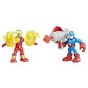 【中古】【輸入品・未使用】Playskool Heroes Marvel Super Hero Adventures Captain America and Marvel’s Falcon [並行輸入品]