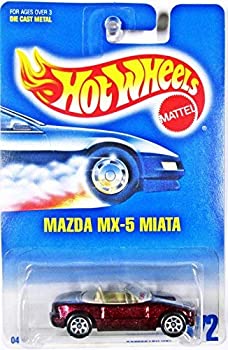 【中古】【輸入品・未使用】Mattel Hot Wheels 1991 1:64 Scale Maroon Mazda MX-5 Miata Die Cast Car Collector #172 [並行輸入品]
