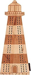 【中古】【輸入品・未使用】Lighthouse Shaped Cribbage Board - Made in USA [並行輸入品]