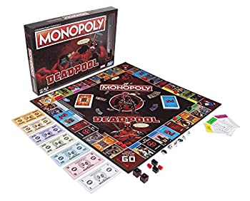 【中古】【輸入品 未使用】Monopoly Game Marvel Deadpool Edition モノポリーゲームマーベルデッドプール版北米英語版 並行輸入品