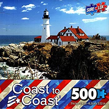【中古】【輸入品・未使用】Portland Headlight Lighthouse 500 Piece Puzzle [並行輸入品]