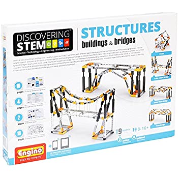 【中古】【輸入品・未使用】Engino Discovering Stem Structures Buildings & Bridges Building Kit [並行輸入品]