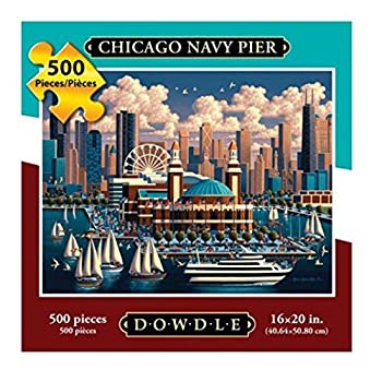 【中古】【輸入品・未使用】D・O・W・D・L・E Dowdle Jigsaw Puzzle - Chicago Navy Pier - 500 Piece [並行輸入品]