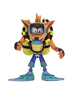 【中古】【輸入品 未使用】NECA - Crash Bandicoot - 7 Scale Action Figure - Deluxe Crash with Scuba Diving Gear 並行輸入品