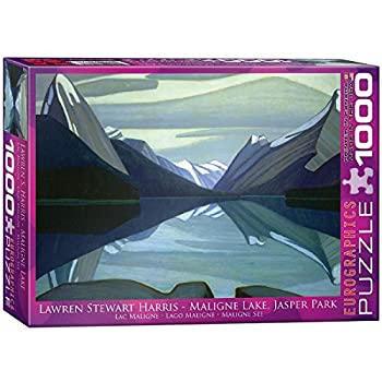 【中古】【輸入品 未使用】EuroGraphics Maligne Lake Jasper Park by Lawren Harris 1000 Piece Puzzle 並行輸入品