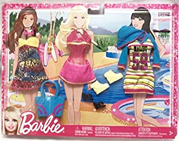 【中古】【輸入品・未使用】Barbie Fashionistas Fashion Pack - Malibu Beach Time Outfits [並行輸入品]