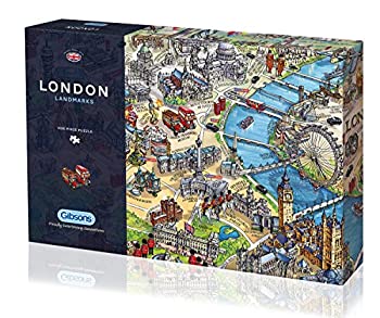 yÁzyAiEgpzGibsons London Landmarks Jigsaw 1000 Pieces Puzzle [sAi]