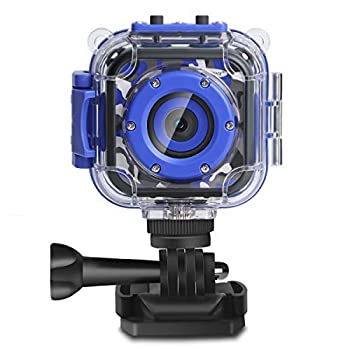 【中古】【輸入品 未使用】PROGRACE Children Kids Camera Waterproof Digital Video HD Action Camera 1080P Sports Camera Camcorder DV for Boys Birthday Learn Camera