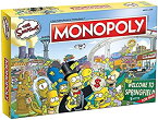 【中古】【輸入品・未使用】Monopoly The Simpsons Board Game | Based on Fox Series The Simpsons | Collectible Simpsons Merchandise | Themed Classic Monopoly Game [