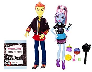 【中古】【輸入品・未使用】Monster High Home Ick Abbey Bominable & Heath Burns 2-Pack [並行輸入品]