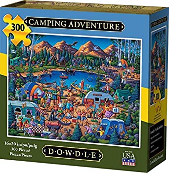 【中古】【輸入品・未使用】Dowdle Jigsaw Puzzle - Camping Adventure - 300 Piece [並行輸入品]