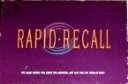 【ポイントアップ中！】【中古】【輸入品・未使用未開封】Rapid Recall Board Game [並行輸入品]