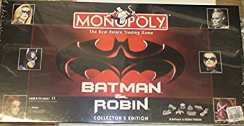 【中古】【輸入品・未使用】BATMAN AND ROBIN MONOPOLY GAME MIB ARNOLD SCHWARZENNEGER GEORGE CLOONEY CHRIS O'DONNELL UMA THURMAN ALICIA SILVERSTONE [並行輸入品]