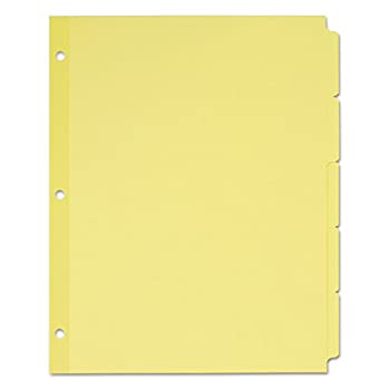 【中古】【輸入品 未使用】Write-On Plain Tab Dividers 5-Tab Letter Buff 36 Sets/Box (並行輸入品)