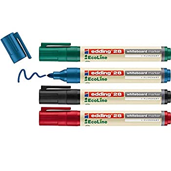 šۡ͢ʡ̤ѡedding 28 EcoLine Boardmarker Bullet Tip Pack of 4 - Asso...