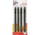 【中古】【輸入品・未使用】Simply Art Fine Line Markers 4/Pkg-Black (並行輸入品)