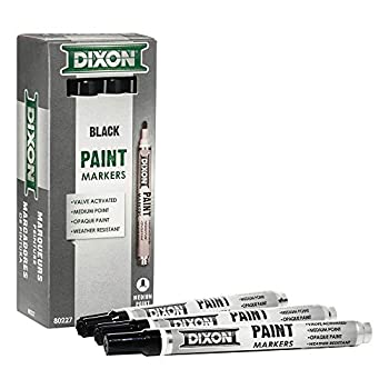 yÁzyAiEgpzDixon Paint Markers Medium Tip Box of 12 Markers Black (80227) }[J[ (sAi)