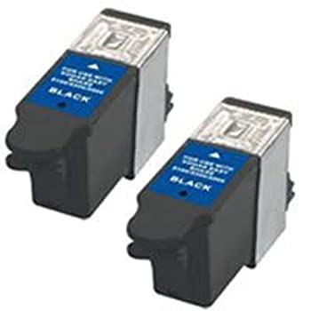 Amsahr 10BK Remanufactured Replacement Kodak Ink Cartridges for Select Printers/Faxes - 2 Pack Black 