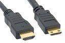 yÁzyAiEgpzCablelera Mini HDMI/HMDI with Ethernet 6' Black Color (ZC3800MM-06) [sAi]