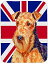 【中古】【輸入品・未使用】Caroline's Treasures LH9488MP Airedale with English Union Jack British Flag Mouse Pad Hot Pad or Trivet Large Multicolor [並行輸入品]