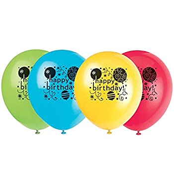 ڥݥȥå桪ۡšۡ͢ʡ̤̤12' Latex Breezy Birthday Balloons 8ct [¹͢]