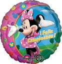 【中古】【輸入品 未使用】Anagram International Hx Minnie Feliz Cumpleanos-Flat Balloon Multicolor 並行輸入品