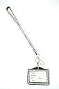 【中古】【輸入品・未使用】ラインストーンLanyard with水平裏地IDバッジホルダーとキーチェーンby Sizzle City One Size