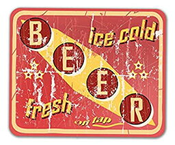 【中古】【輸入品・未使用】JP London POS2451 uStrip Peel and Stick Removable Wall Decal Sticker Mural Cold Beer Vintage Store Poster 24-Inch by 19.75-Inch [並行輸