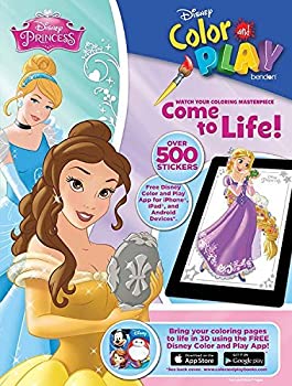 【中古】【輸入品・未使用未開封】Disney Princess Color and Play Giant Sticker Activity Book [並行輸入品]