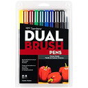【中古】【輸入品・未使用】Tombow Dual Brush Pens 10/Pkg-Primary (並行輸入品)
