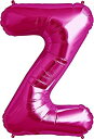 【中古】【輸入品 未使用】Letter Z - Magenta Helium Foil Balloon - 34 inch by Northstar Balloons 並行輸入品