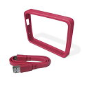 【中古】【輸入品・未使用】WD Grip Pack for My Passport Ultra 2TB with USB 3.0 Cable Fuchsia (WDBFMT0000NPM-NASN) [並行輸入品]