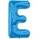 【中古】【輸入品・未使用】Blue Letter E 34 Inch Foil Balloon [並行輸入品]