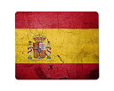 【中古】【輸入品 未使用】Yeuss Spanish Flags Rectangular Non-Slip Mousepad Spain Vintage Flag Shabby Vintage Banner Gaming Mouse pad 200mm x 240mm 並行輸入品