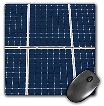 šۡ͢ʡ̤ѡ3dRose Mouse Pad Image of Solar Power Panel. Dark Blue Cells White Grid 8 x 8' (mp_264065_1) [¹͢]