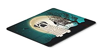 【中古】【輸入品・未使用】Caroline's Treasures BB2206MP Halloween Scary Mastiff Brindle White Mouse Pad Hot Pad or Trivet Large Multicolor [並行輸入品]