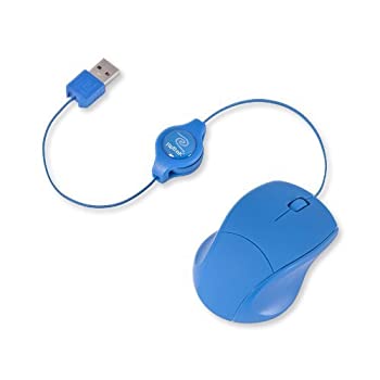 yÁzyAiEgpzReTrak Retractable Optical Mouse Blue (ETMOUSEBU) [sAi]