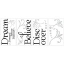 【中古】【輸入品 未使用】Roommates RMK2082SCS Dream Believe Discover Peel and Stick Wall Decals 並行輸入品