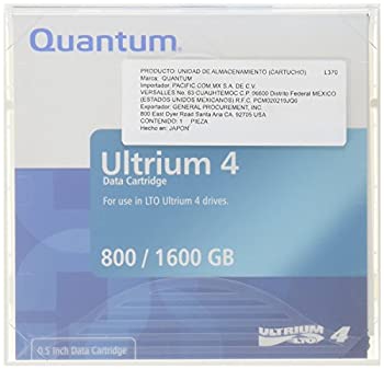 【中古】【輸入品・未使用】QTMMRL4MQN01 - Quantum 1/2amp;quot; Ultrium LTO-4 Cartridge [並行輸入品]