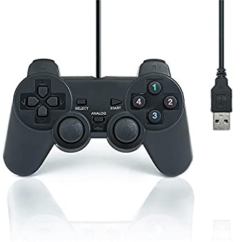 【中古】【輸入品 未使用】QUMOX Wired USB Gamepad Game Gaming Controller Joypad Joystick for PC Computer Laptop 並行輸入品