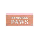 【中古】【輸入品・未使用】Foreside Home and Garden My Kids Have Paws Photo Block Brown 141[並行...